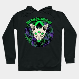 Open Your Eyes & Believe Graphic Hoodie